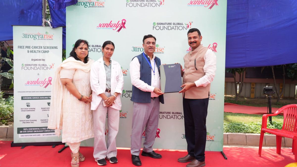 Signature Global Foundation Launches Cancer Screening for Labour Communities